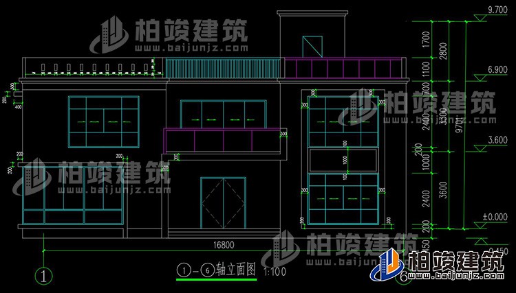 正立麵圖
